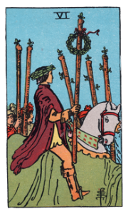 6 of Wands -- Tarot Card -- Pam A Deck